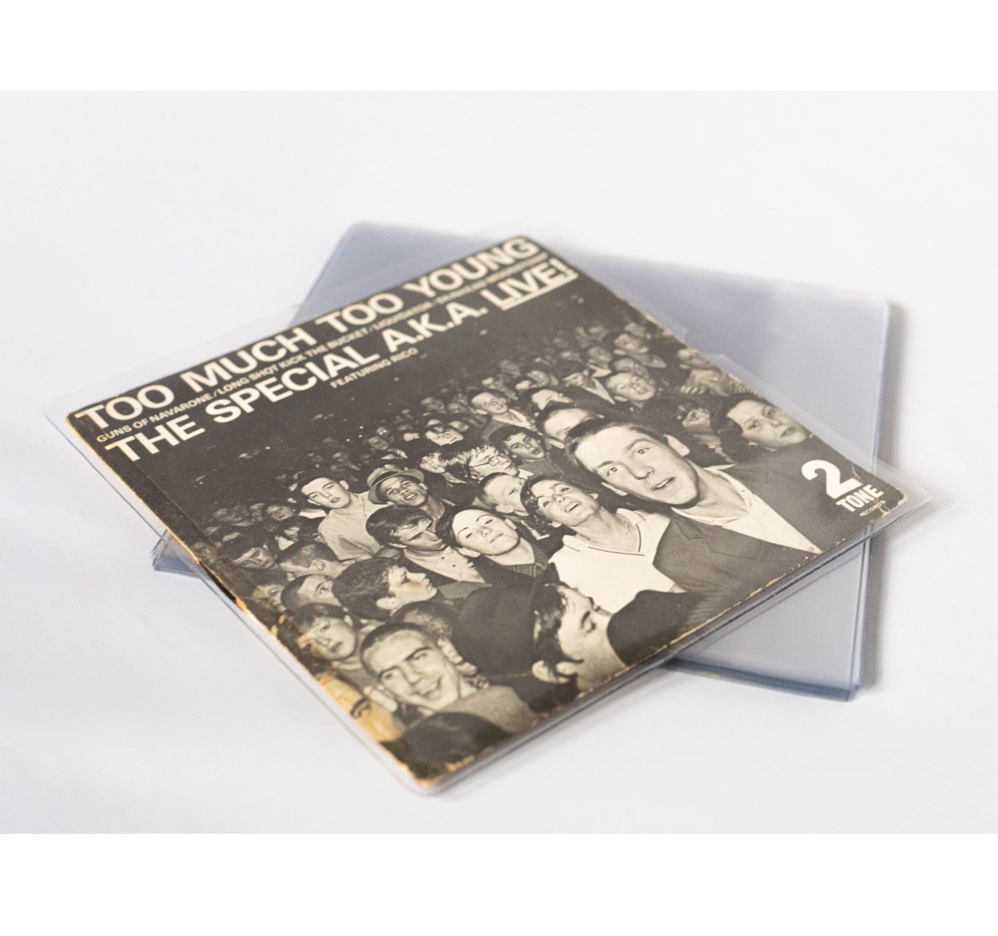 7" 140Mu Slimline PVC Glass Clear Record Outer Sleeves - laurelcanyonvinyl