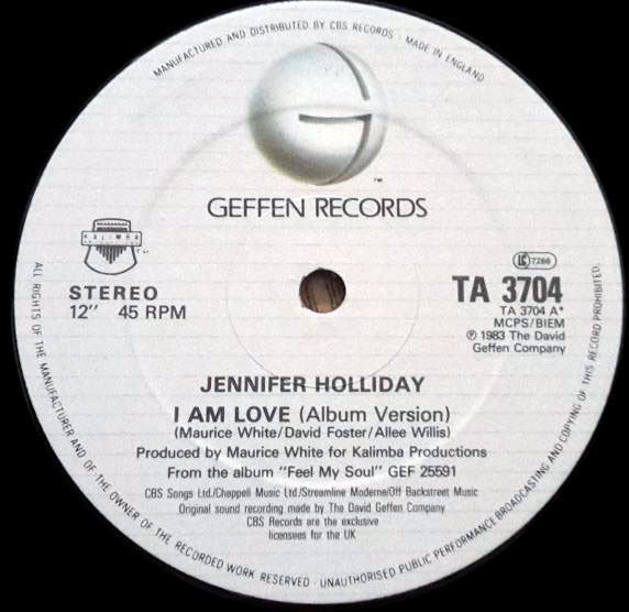 Jennifer Holliday - I Am Love