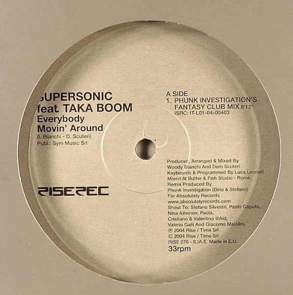 Supersonic (4) feat. Taka Boom - Everybody Movin' Around