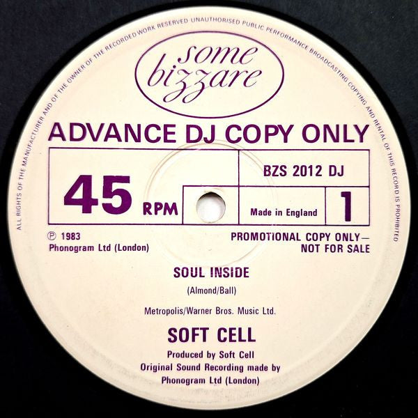 Soft Cell - Soul Inside
