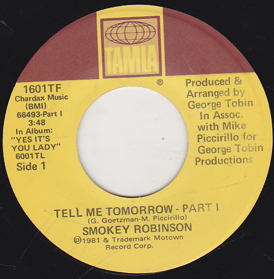 Smokey Robinson - Tell Me Tomorrow - Part I & Part II