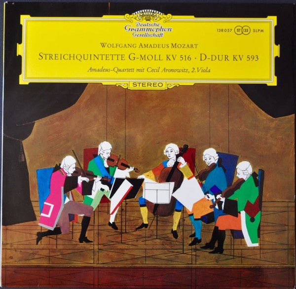 Wolfgang Amadeus Mozart, Amadeus-Quartett mit Cecil Aronowitz - Streichquintette G-moll KV 516 - laurelcanyonvinyl