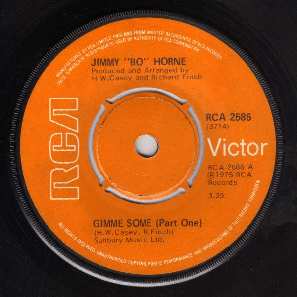 Jimmy "Bo" Horne - Gimme Some