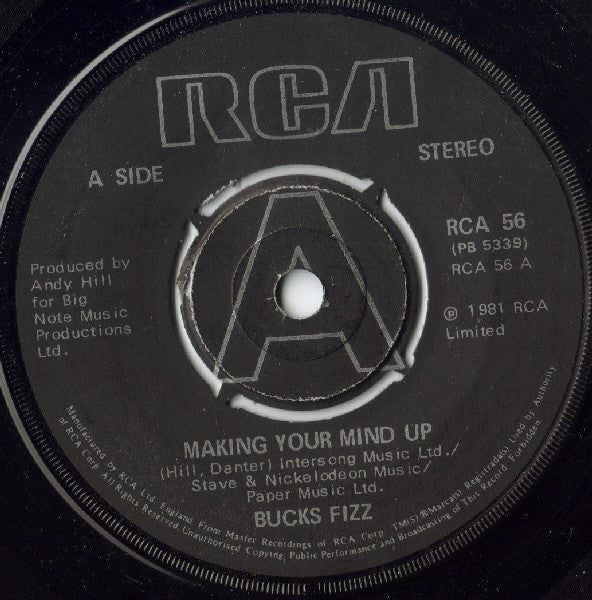 Bucks Fizz - Making Your Mind Up