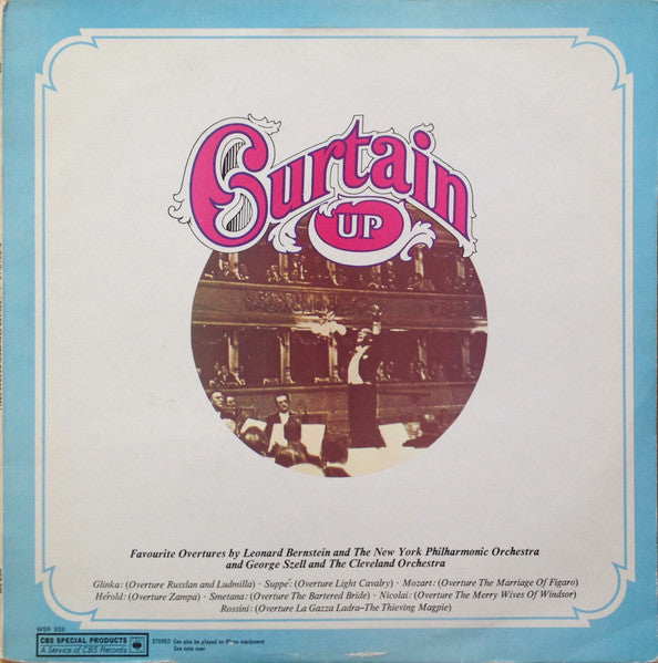 Leonard Bernstein And New York Philharmonic / George Szell And The Cleveland Orchestra - Curtain Up