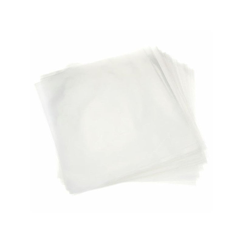 Premium 12" 250gsm Clear Polyethylene Replacement Inner Sleeves - 50