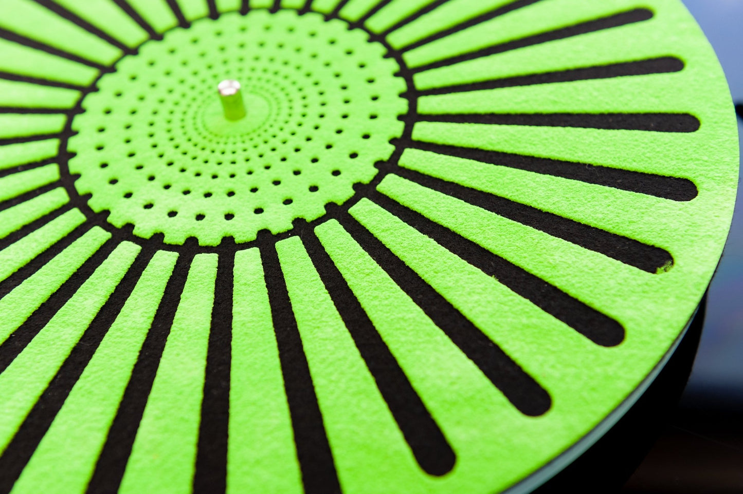 Airbag Felt & Rubber Turntable Platter Mat 3mm (Green) - laurelcanyonvinyl