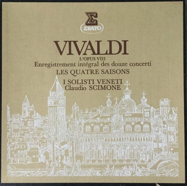 Antonio Vivaldi - I Solisti Veneti, Claudio Scimone - Les 12 Concerti De L'Opus VIII - Il Cimento Dell'Armonia E Dell'Invenzione - laurelcanyonvinyl