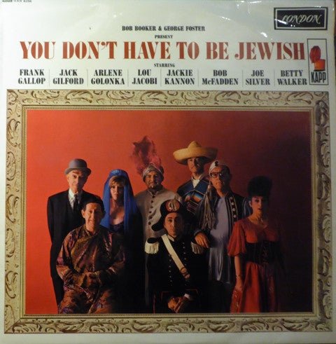 Bob Booker And George Foster - Present: You Don't Have To Be Jewish - laurelcanyonvinyl