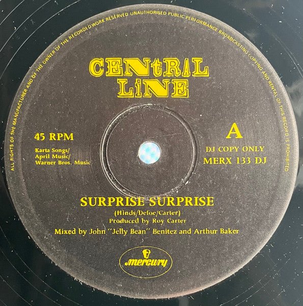 Central Line - Surprise Surprise - laurelcanyonvinyl
