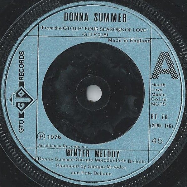 Donna Summer - Winter Melody - laurelcanyonvinyl