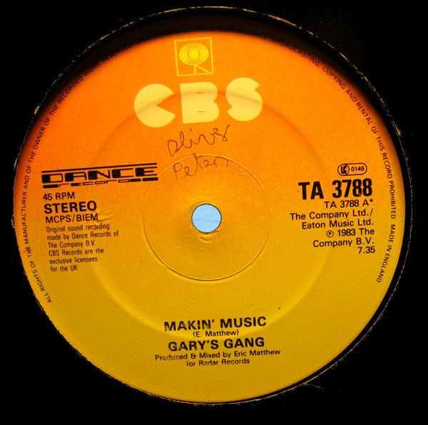Gary's Gang - Makin' Music - laurelcanyonvinyl
