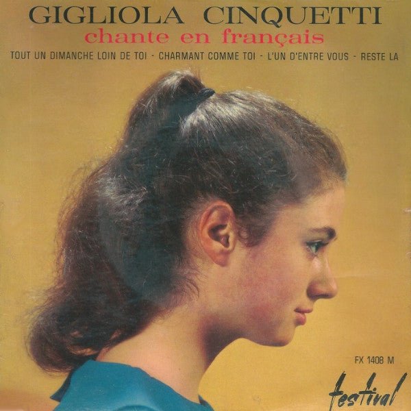 Gigliola Cinquetti - Tout Un Dimanche Loin De Toi - laurelcanyonvinyl