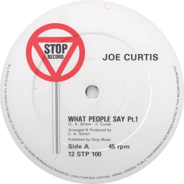 Joe Curtis (2) - What People Say - laurelcanyonvinyl