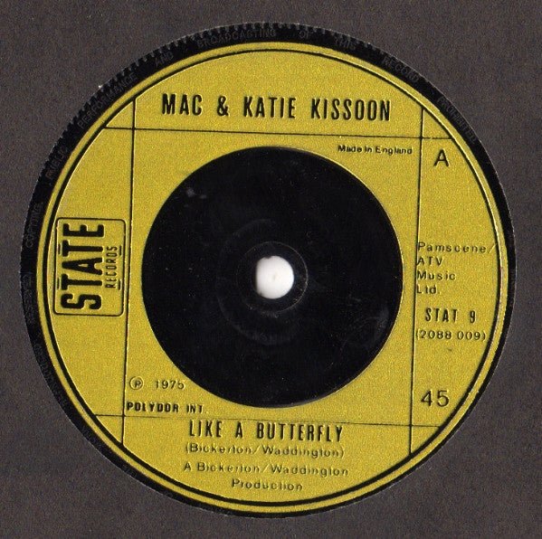 Mac And Katie Kissoon - Like A Butterfly - laurelcanyonvinyl