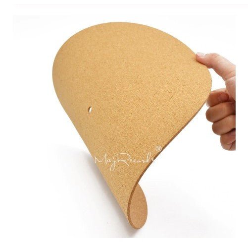 May Records 100% Natural Cork 12" Turntable Platter Mat - laurelcanyonvinyl