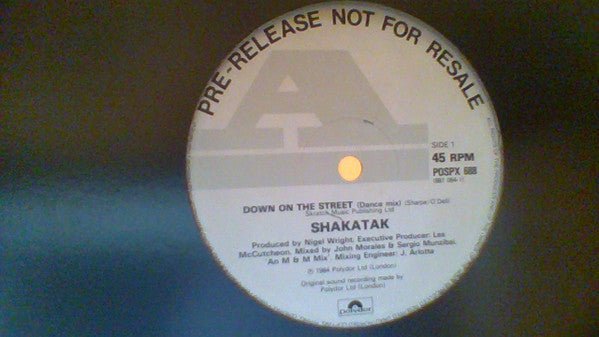 Shakatak - Down On The Street (Dance Mix) - laurelcanyonvinyl