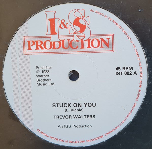 Trevor Walters - Stuck On You / Penny Lover - laurelcanyonvinyl