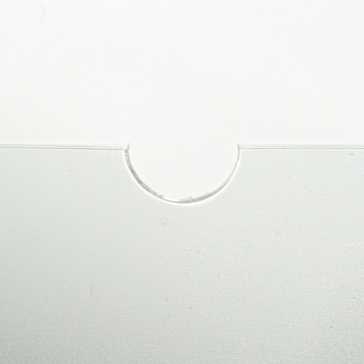 10" PVC Outer Sleeves 180Mu for EPs - Thumb Cut - laurelcanyonvinyl