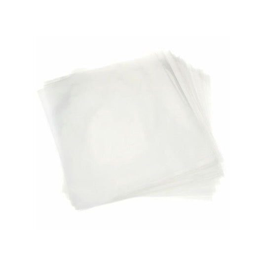 12" 450gsm Clear Polyethylene Record Outer Sleeves - laurelcanyonvinyl
