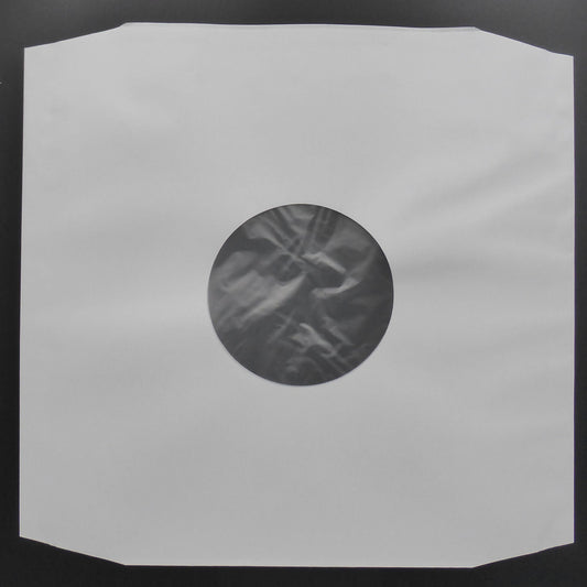 12" Poly Lined White Paper Replacement Record Inner Sleeves - laurelcanyonvinyl