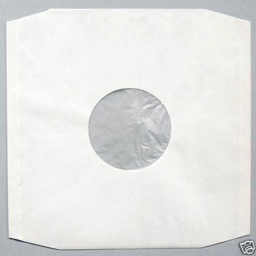 12" Poly Lined White Paper Replacement Record Inner Sleeves - laurelcanyonvinyl