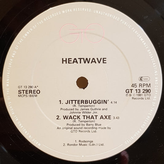 Heatwave – Jitterbuggin' [12", Single]