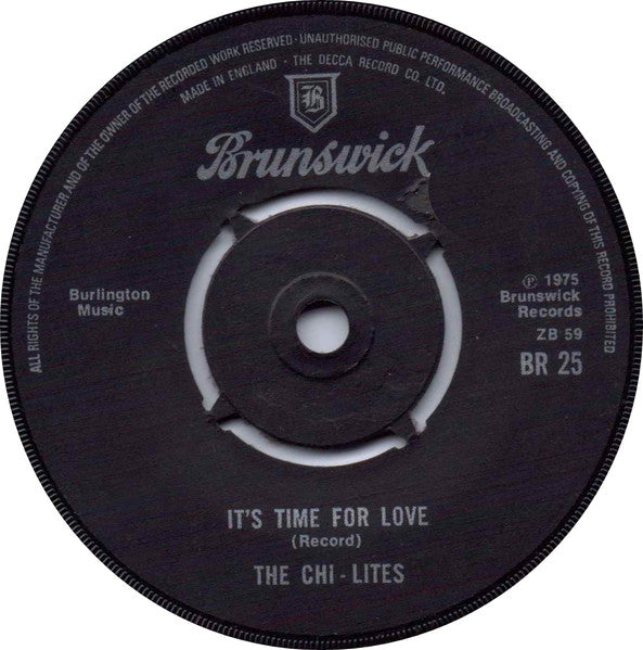 The Chi-Lites - It's Time For Love
