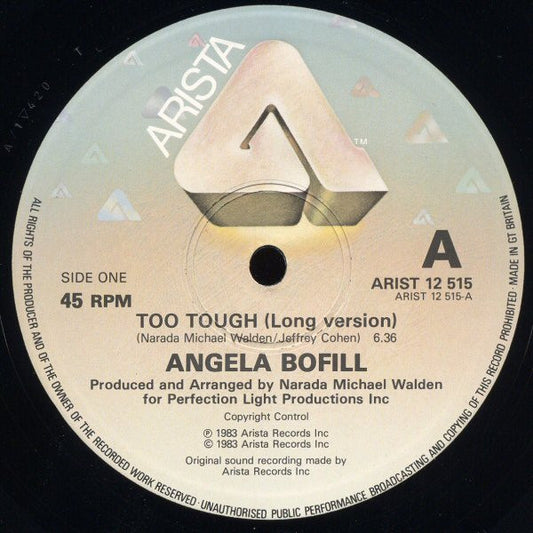 Angela Bofill - Too Tough (Long Version)
