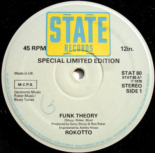 Rokotto - Funk Theory / Get On Down