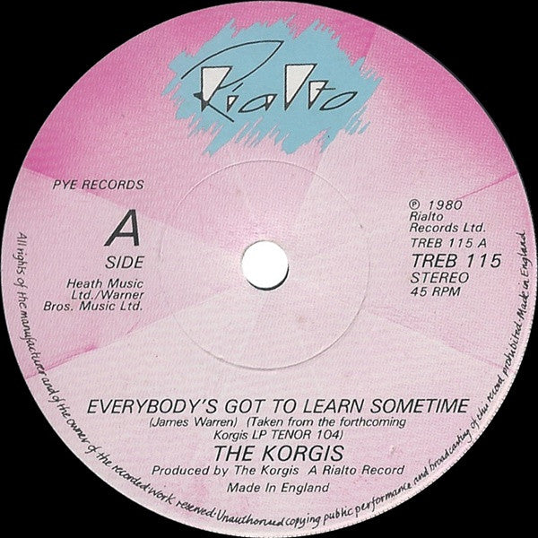 The Korgis - Everybody's Got To Learn Sometime