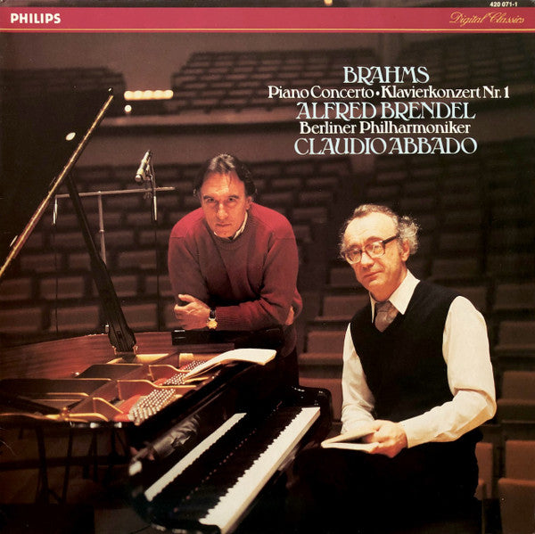 Johannes Brahms - Alfred Brendel - Claudio Abbado - Berliner Philharmoniker - Piano Concerto = Klavierkonzert Nr.1