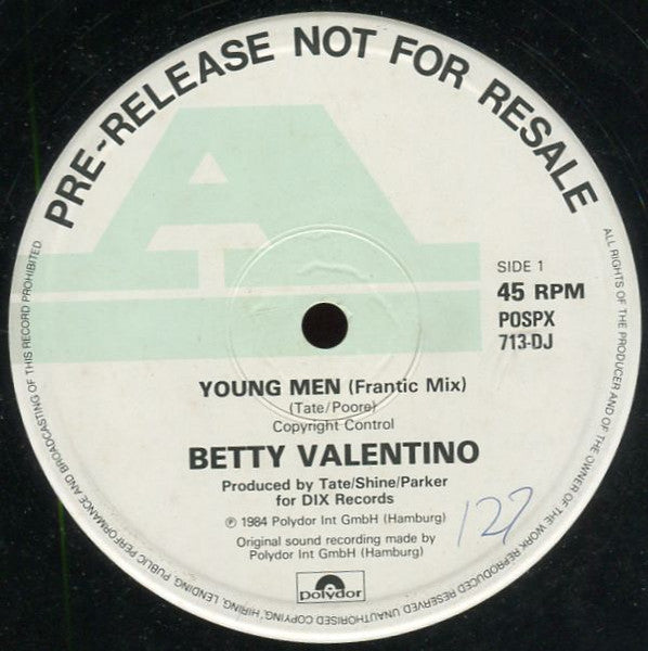 Betty Valentino - Young Men