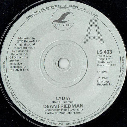 Dean Friedman - Lydia