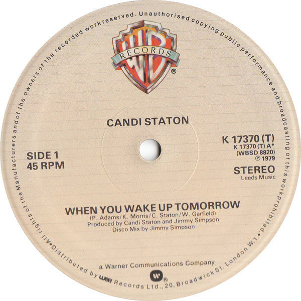 Candi Staton - When You Wake Up Tomorrow