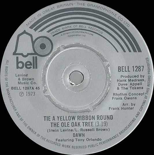 Dawn (5) Featuring Tony Orlando - Tie A Yellow Ribbon Round The Ole Oak Tree
