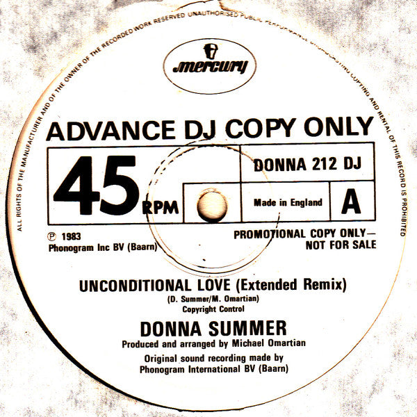 Donna Summer - Unconditional Love