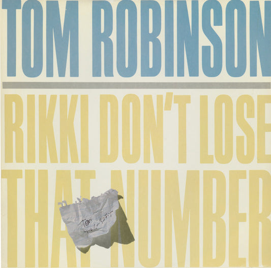 Tom Robinson - Rikki Don't Lose That Number