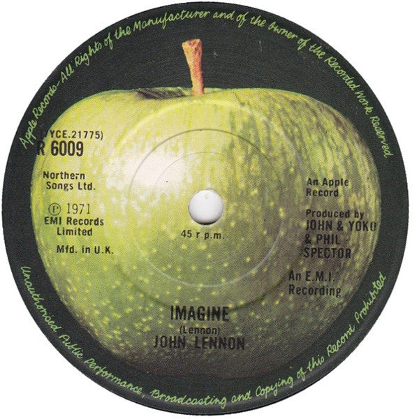 John Lennon – Imagine [7", Single, Sol]