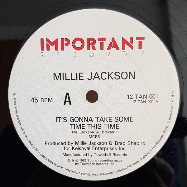 Millie Jackson - It's Gonna Take Some Time This Time / Kiss You All Over