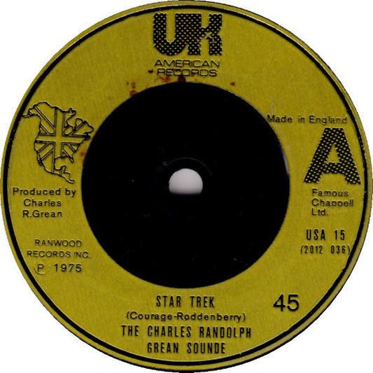 The Charles Randolph Grean Sound - Star Trek / Love Theme From "Hustle"