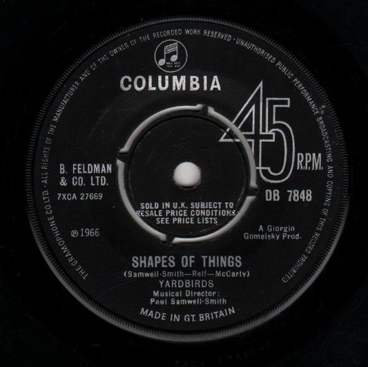 The Yardbirds - Shapes Of Things