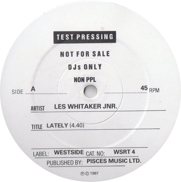 Les Whitaker - Lately