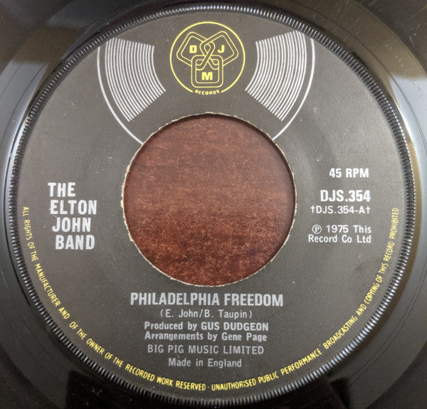 Elton John Band - Philadelphia Freedom / I Saw Her Standing There