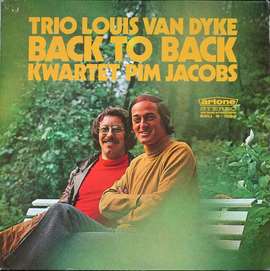 Louis Van Dyke Trio And Kwartet Pim Jacobs - Back To Back