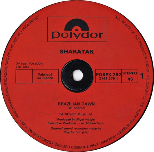 Shakatak - Brazilian Dawn / You Never Know
