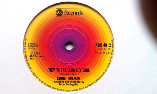 Eddie Holman - (Hey There) Lonely Girl