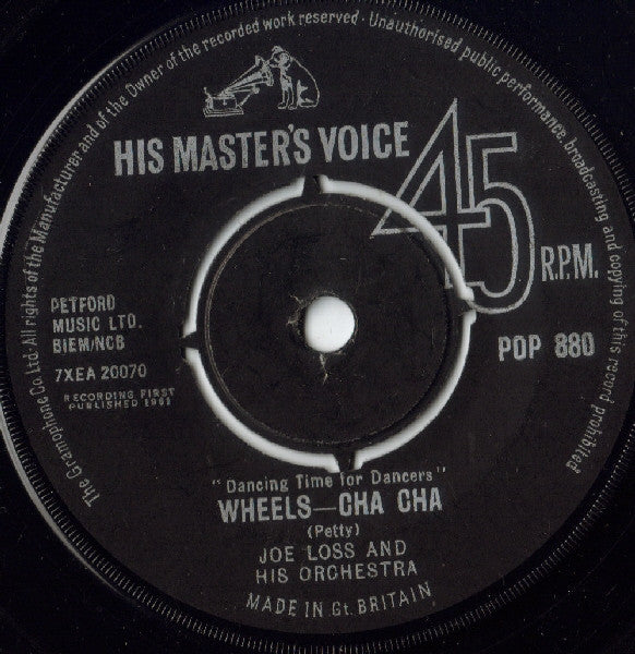 Joe Loss & His Orchestra - Wheels - Cha Cha