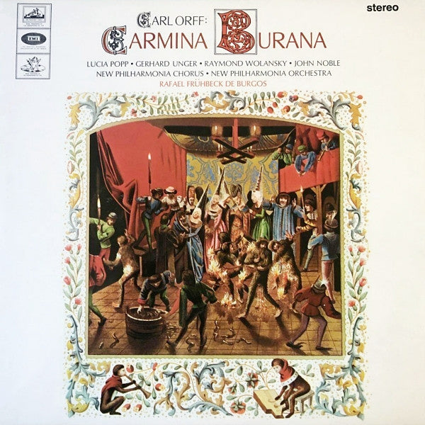 Carl Orff - Lucia Popp, Gerhard Unger, Raymond Wolansky, John Noble, New Philharmonia Chorus, New Philharmonia Orchestra, Rafael Frühbeck De Burgos – Carmina Burana, Cantiones Profanae [LP, Gol]
