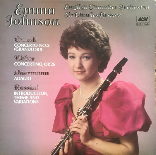 Emma Johnson, English Chamber Orchestra, Sir Charles Groves - Crussell: Concerto No. 2 (Grand), Op.5 / Weber: Concertino, Op.26 / Baermann: Adagio / Rossini: Introduction, Theme & Variations